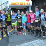 Ein Gruppenfoto vor dem Start der sechsten Etappe. vl.: Joshua Klöppel, Daniel Katzberg, Dominik Klöppel, Benjamin Klöppel, Andrea Löw, Juliane Ilgert, Sandra Mastropietro, Daniel Banzhaf und Marc Klöppel. Copyright: werun4fun.de