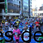 Der ersten 10 km sind geschafft. (Photo by allsports.jp)