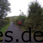 Bei Km 098 erreichen Sina und ich Wertheim. Das Ziel ist nah! Mir geht es den Umständen entsprechend gut. (Copyright: Daniel Katzberg)
