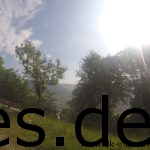 Km 1: Nach einem Kilometer gibt es die erste schöne Aussicht und etliche Höhenmeter sind schon abgespult. (Copyright: Daniel Katzberg)