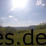 Km 28: Und das ist die Aussicht, die wir auf dem sonnigen Weg, ohne Schatten, genießen dürfen. (Copyright: Daniel Katzberg)